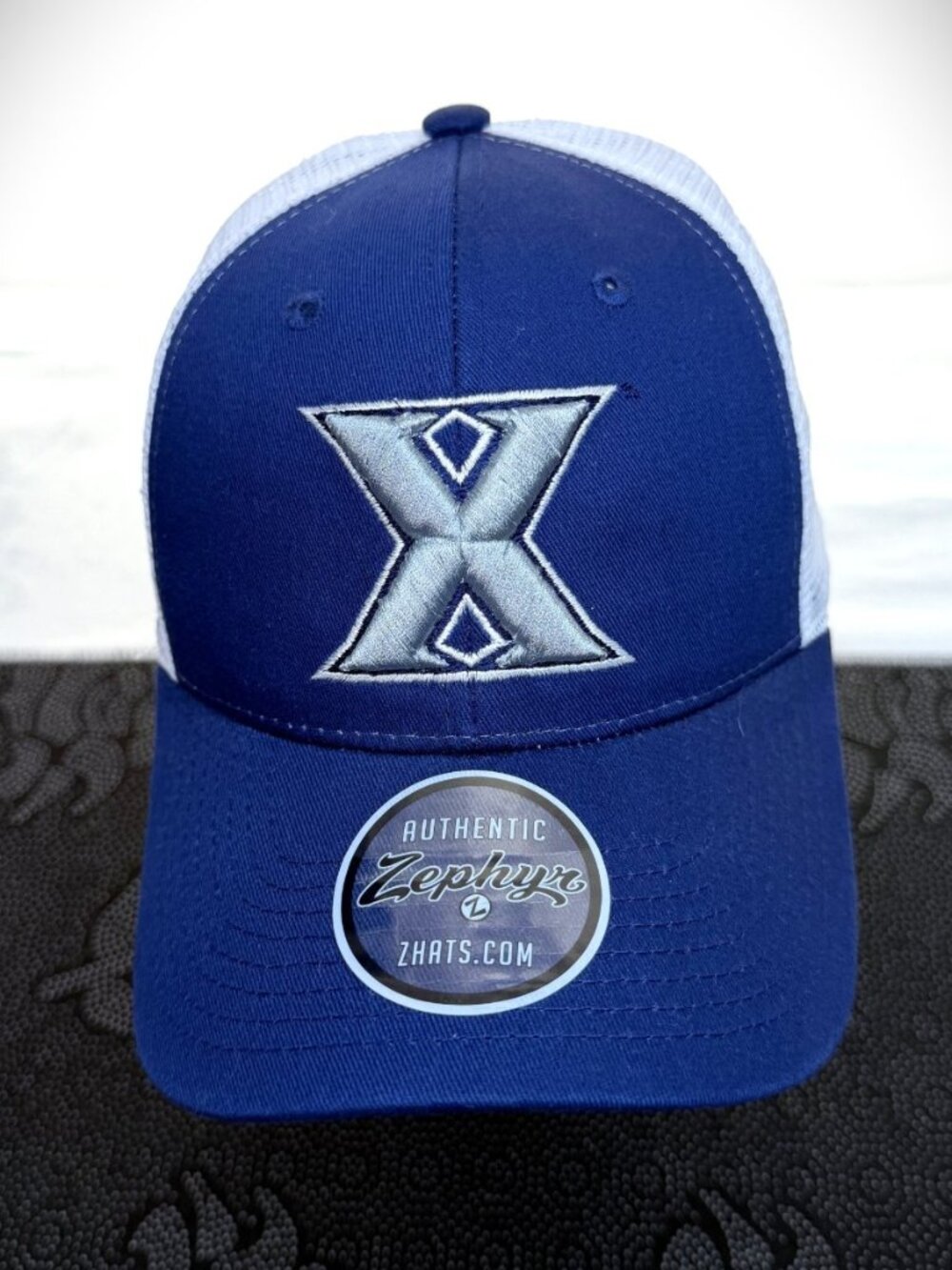 Zephyr Xavier Musketeers NCAA Blue/White Adjustable Cap/Hat